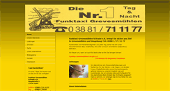Desktop Screenshot of funktaxi-grevesmuehlen.de